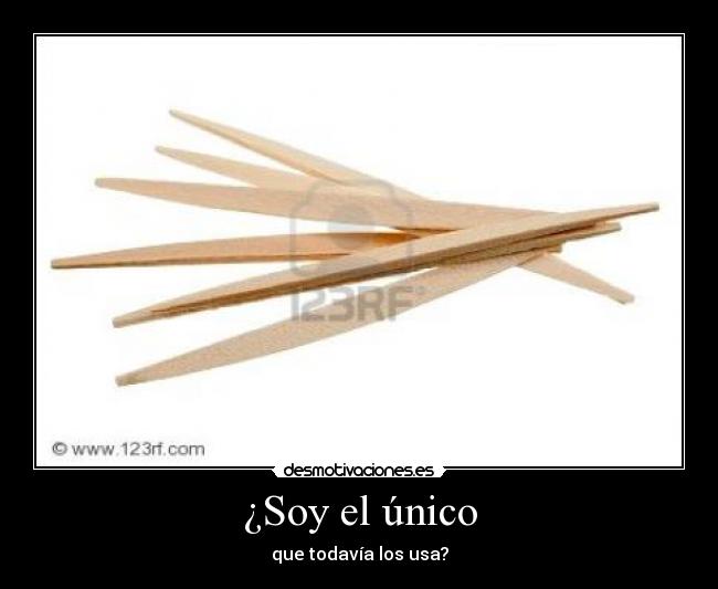 ¿Soy el único - que todavía los usa?