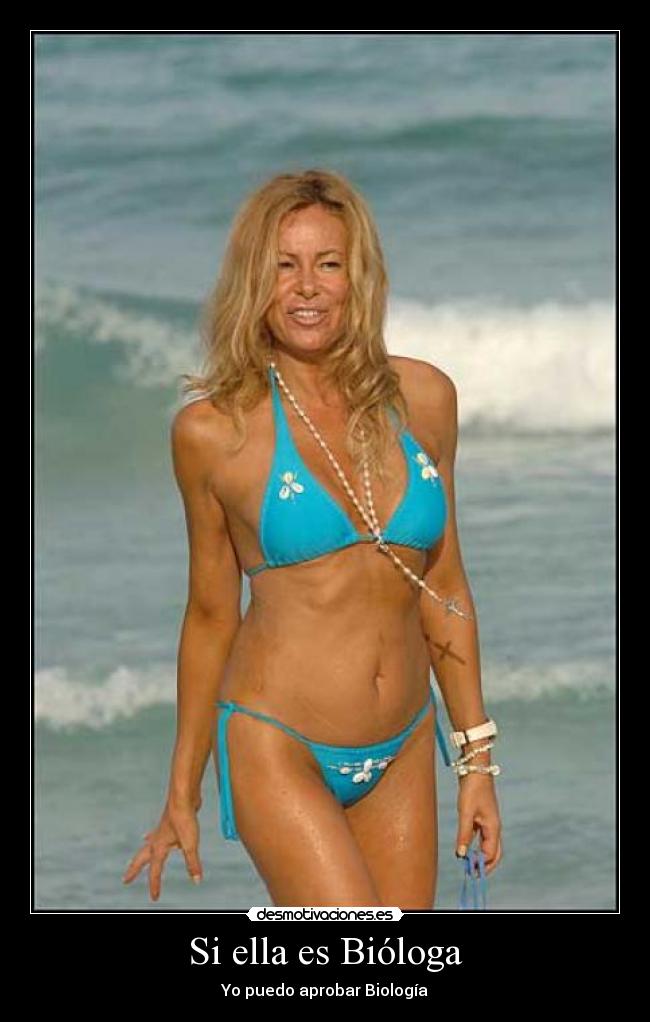 Si ella es Bióloga -
