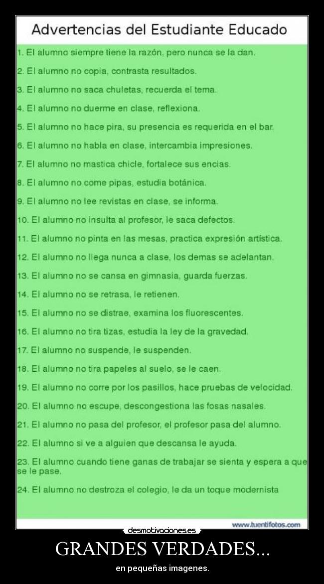 carteles estudiantes desmotivaciones