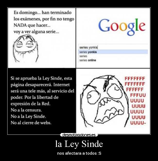 la Ley Sinde -
