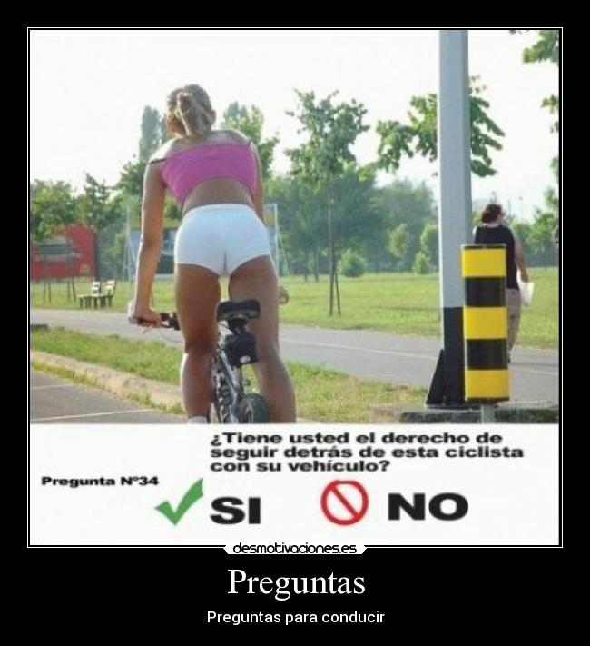 Preguntas - Preguntas para conducir