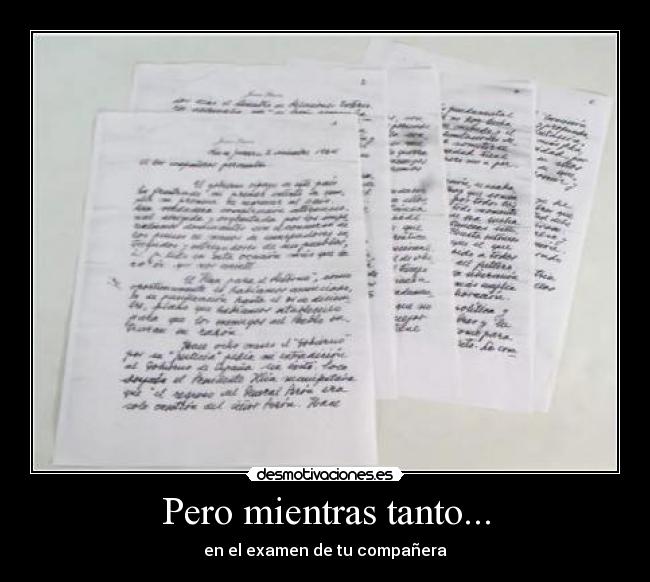 Pero mientras tanto... - 