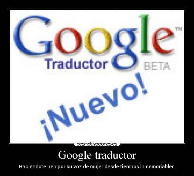 Google traductor -