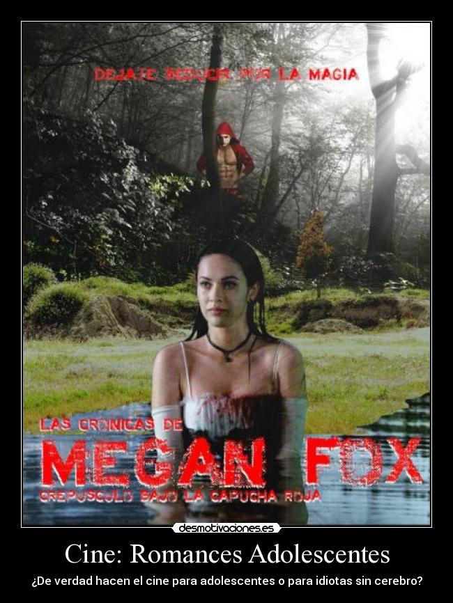 carteles cine crepusculo las cronicas megan fox cosa termina manana desmotivaciones