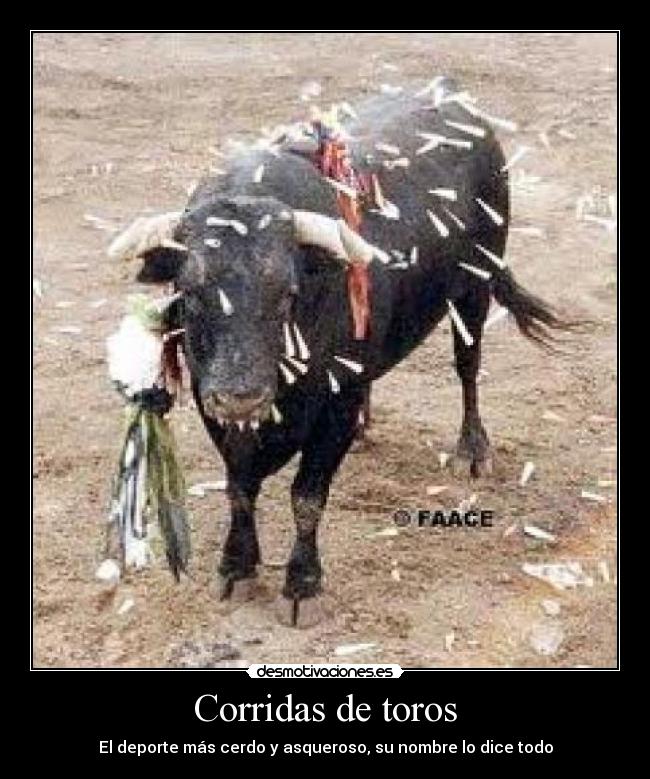 Corridas de toros - El deporte más cerdo y asqueroso, su nombre lo dice todo