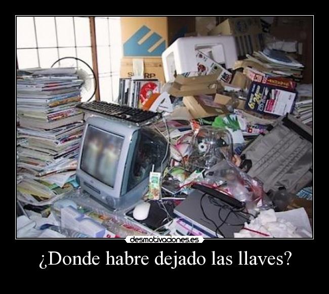 ¿Donde habre dejado las llaves? - 