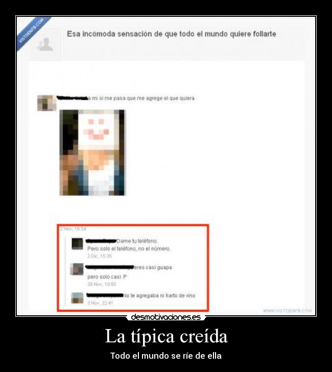 La típica creída -