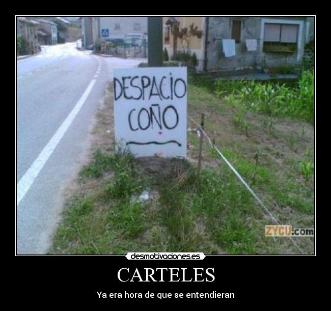 CARTELES - Ya era hora de que se entendieran