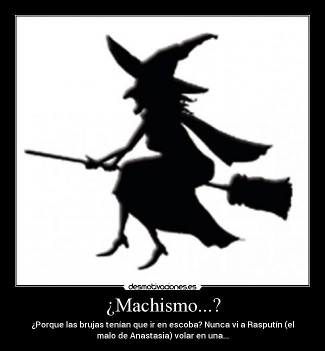 ¿Machismo...? -