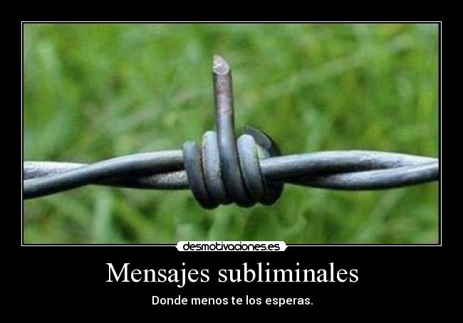 Mensajes subliminales -