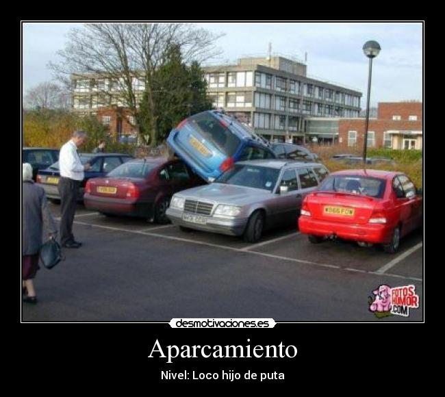 carteles aparcamiento imposible desmotivaciones