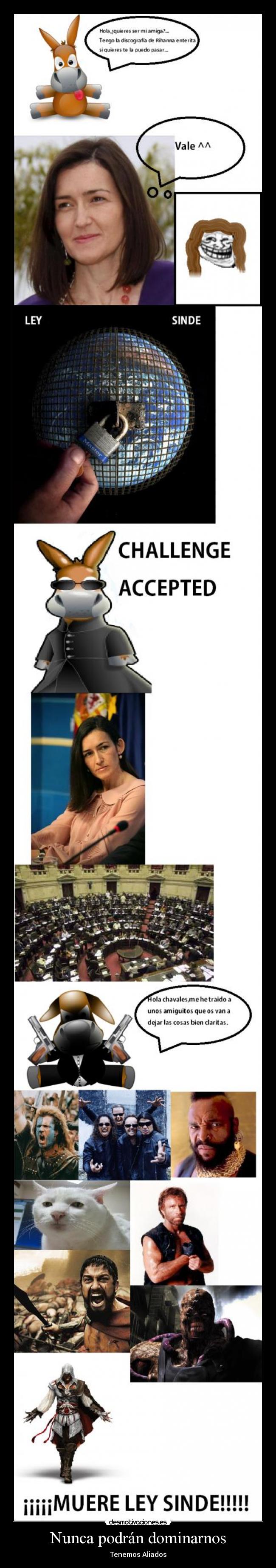 Nunca podrán dominarnos - Tenemos Aliados