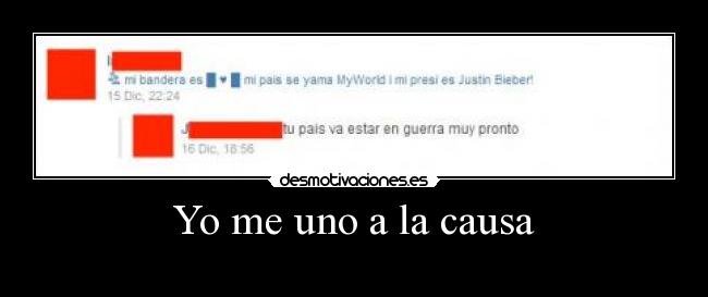Yo me uno a la causa - 
