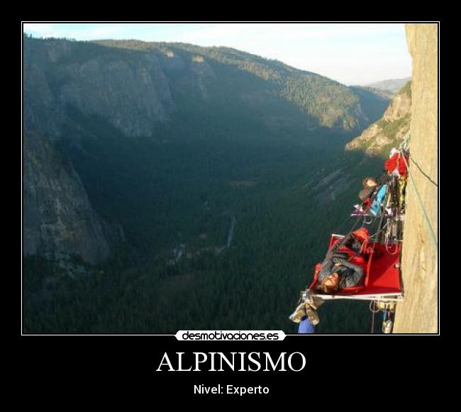 ALPINISMO - Nivel: Experto