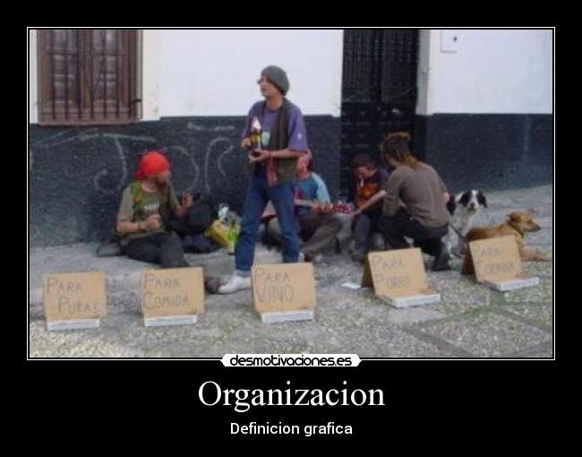 Organizacion - Definicion grafica