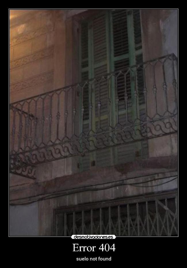 Error 404 - suelo not found