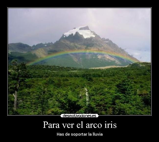 Para ver el arco iris - 