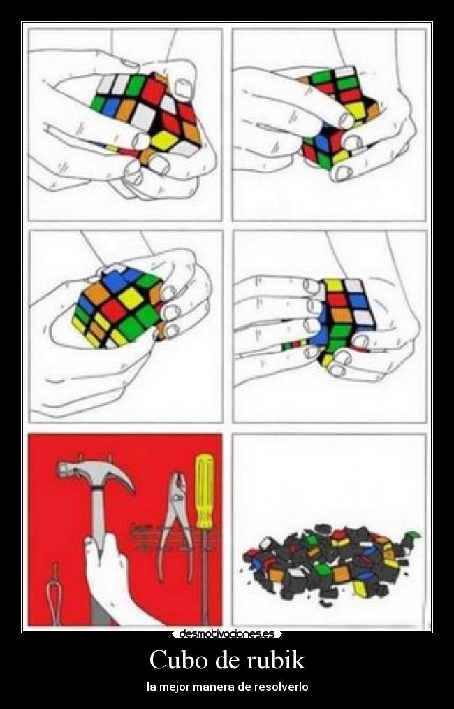 Cubo de rubik - la mejor manera de resolverlo