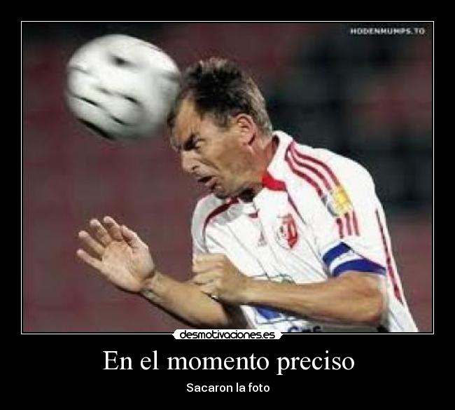 En el momento preciso - Sacaron la foto