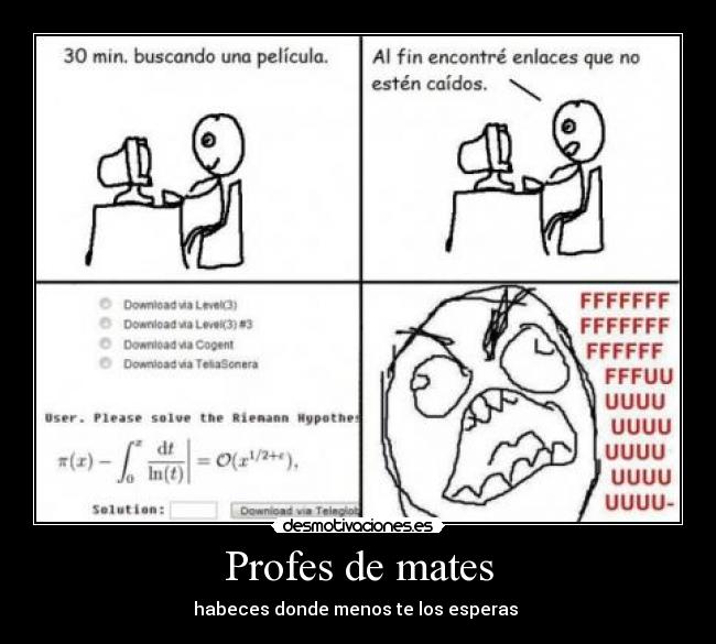 carteles lolxdprofesdematesuff desmotivaciones