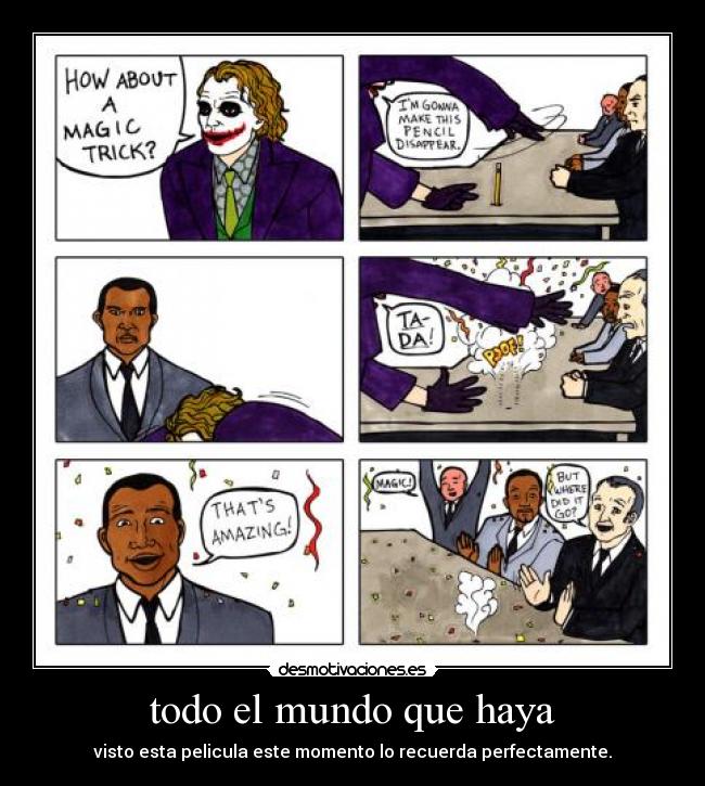 todo el mundo que haya - visto esta pelicula este momento lo recuerda perfectamente.