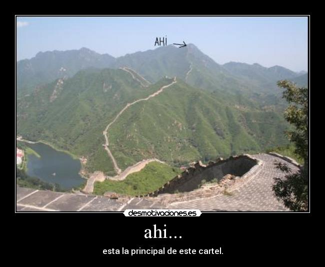 ahi... - esta la principal de este cartel.