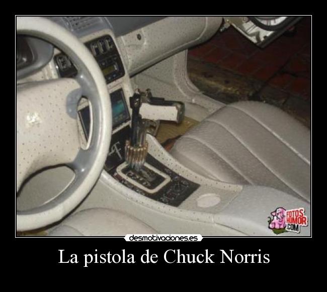 La pistola de Chuck Norris -
