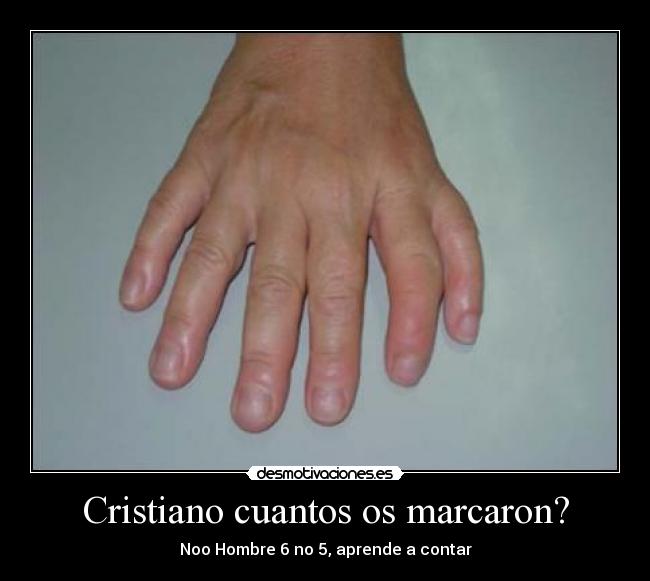 Cristiano cuantos os marcaron? -