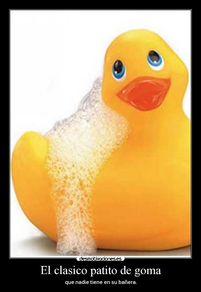 El clasico patito de goma - 