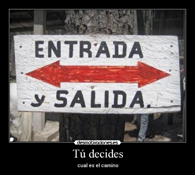 Tú decides -