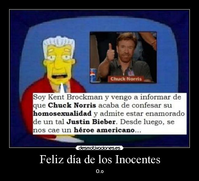 Feliz día de los Inocentes - O.o