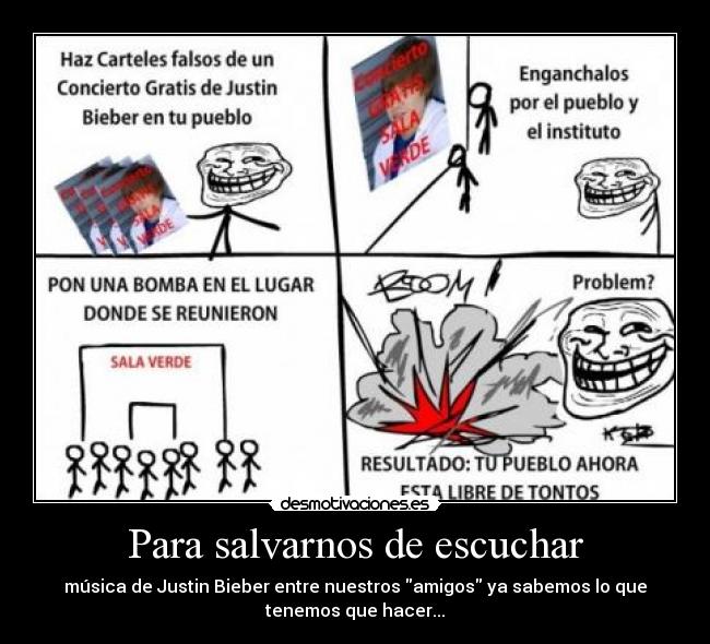 Para salvarnos de escuchar - 