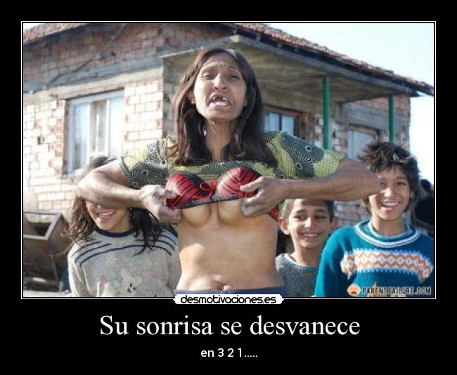 Su sonrisa se desvanece -