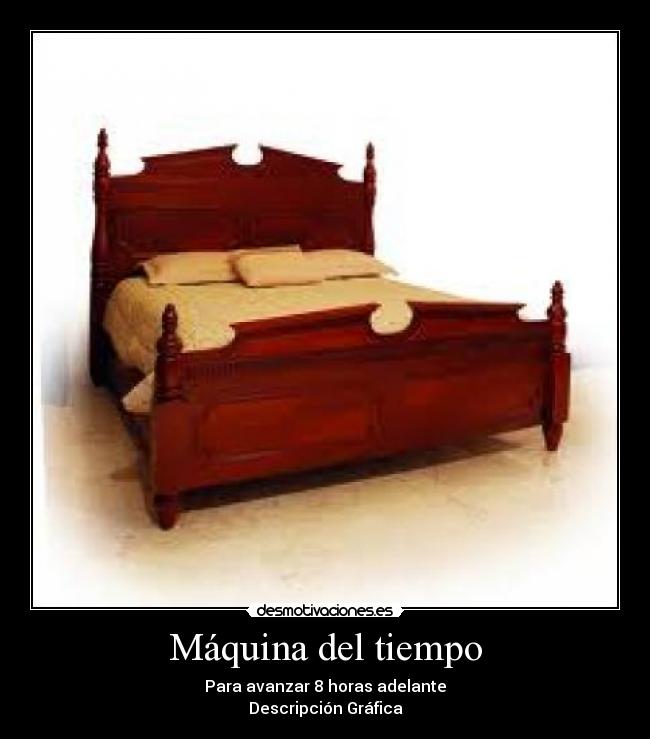 Máquina del tiempo - Para avanzar 8 horas adelante
Descripción Gráfica