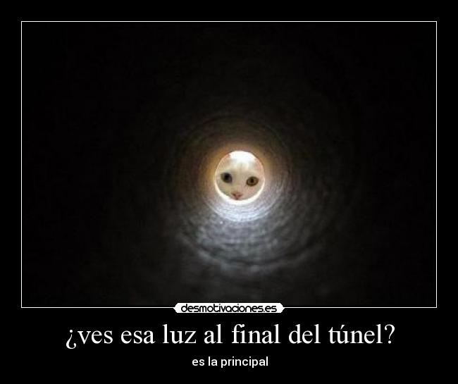 ¿ves esa luz al final del túnel? - 