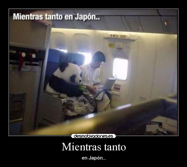 Mientras tanto - en Japón...