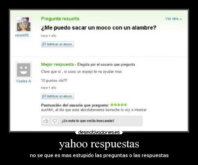 yahoo respuestas - 