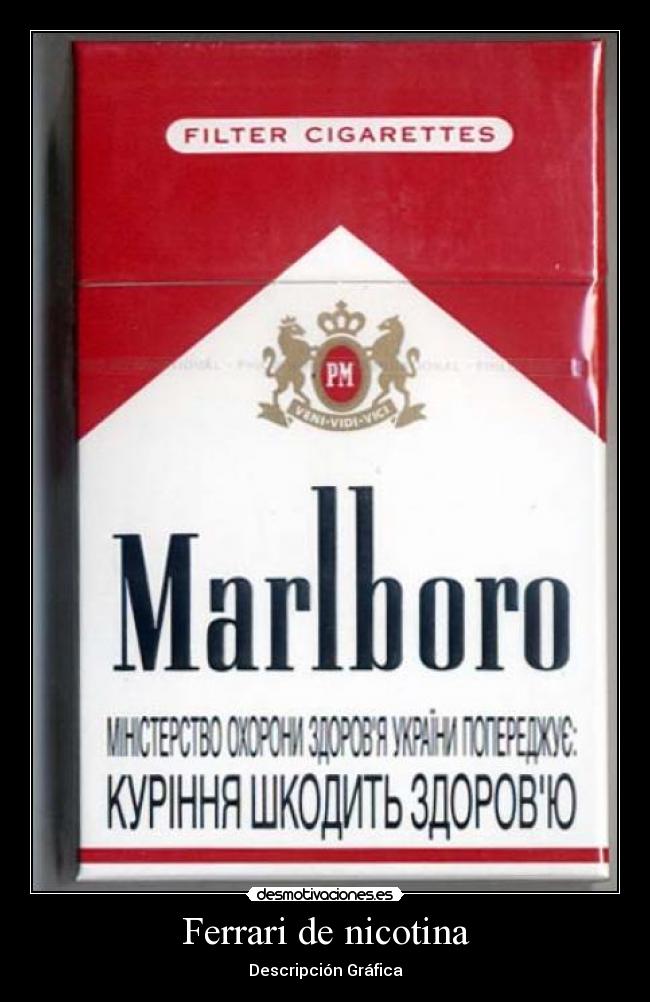 Ferrari de nicotina - 