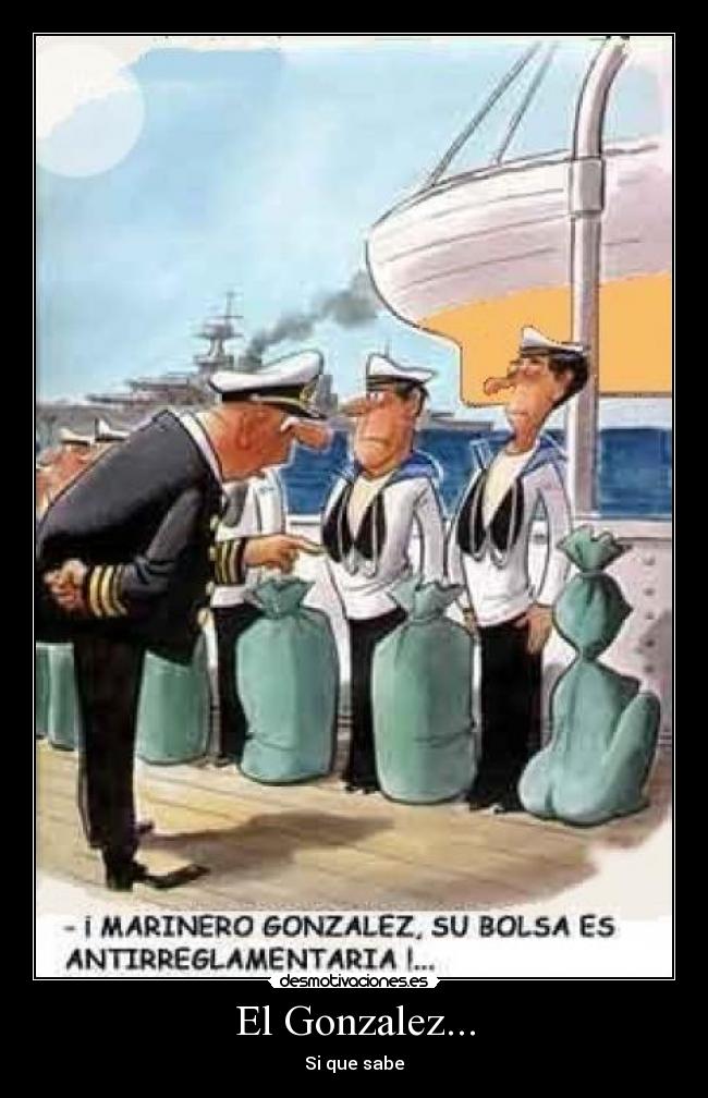 El Gonzalez... - Si que sabe