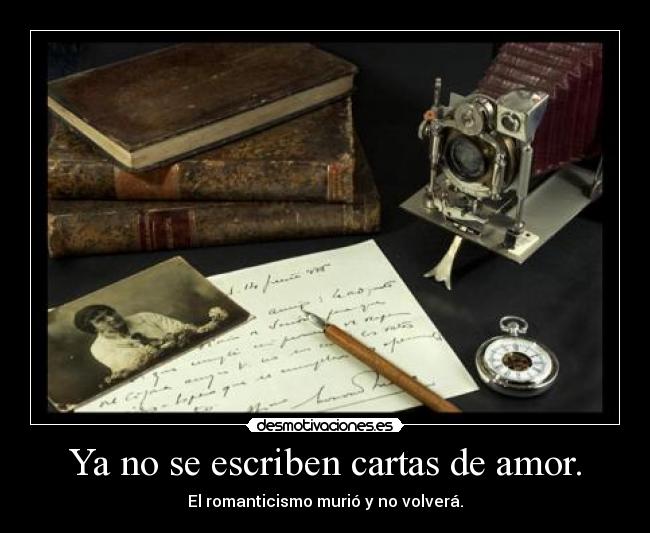 carteles amor romanticismo cartas amor desmotivaciones