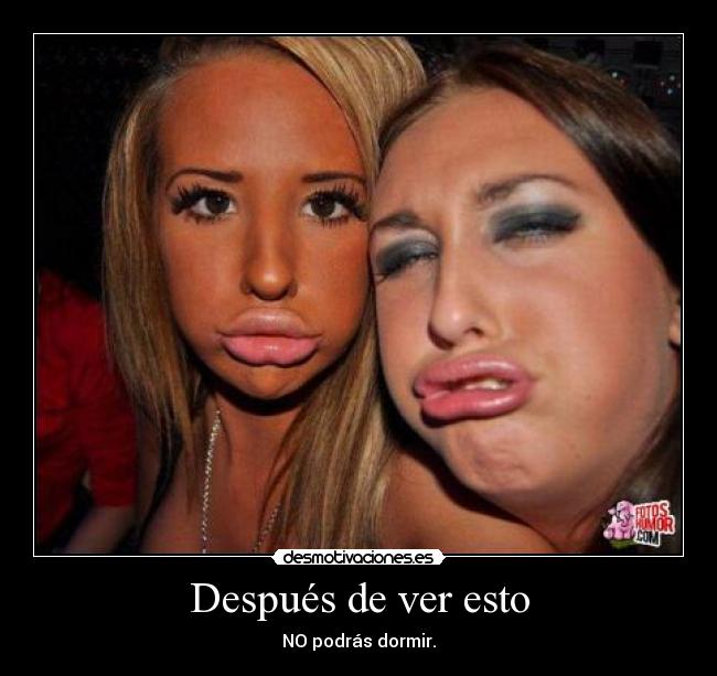 Después de ver esto -