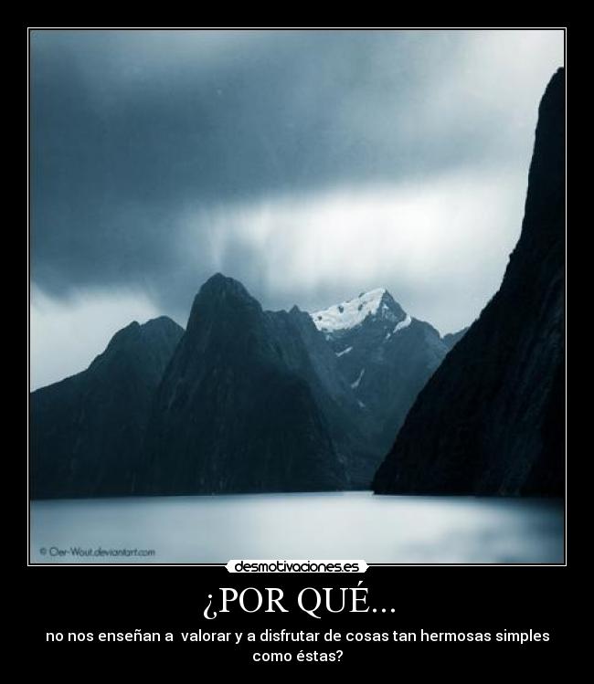 ¿POR QUÉ... -