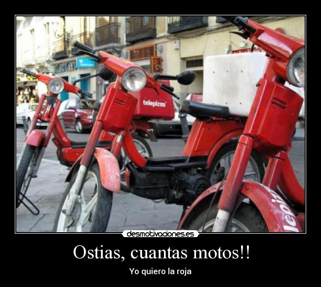 Ostias, cuantas motos!! -
