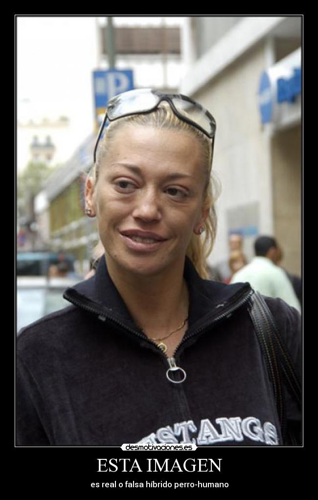 ESTA IMAGEN - es real o falsa híbrido perro-humano