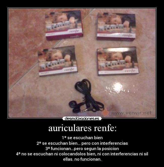 carteles auriculares renfe desmotivaciones