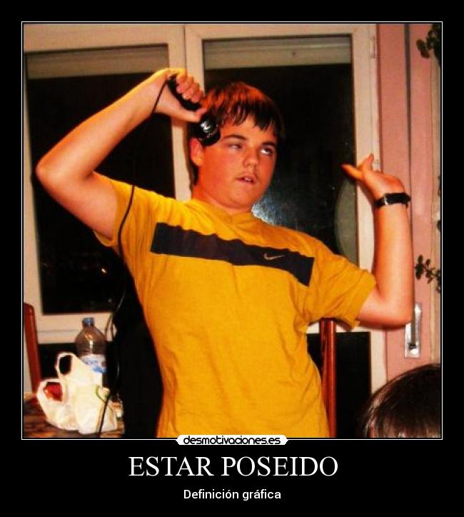 ESTAR POSEIDO - Definición gráfica