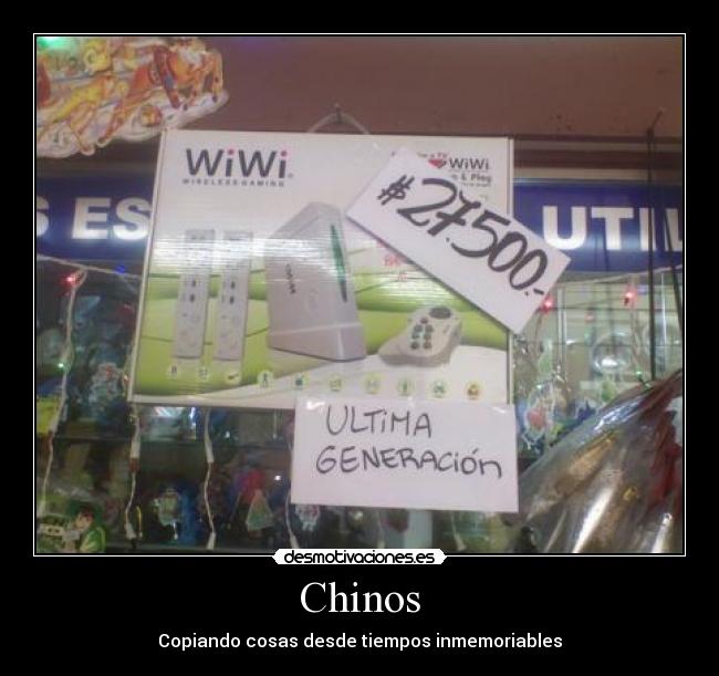 Chinos - Copiando cosas desde tiempos inmemoriables