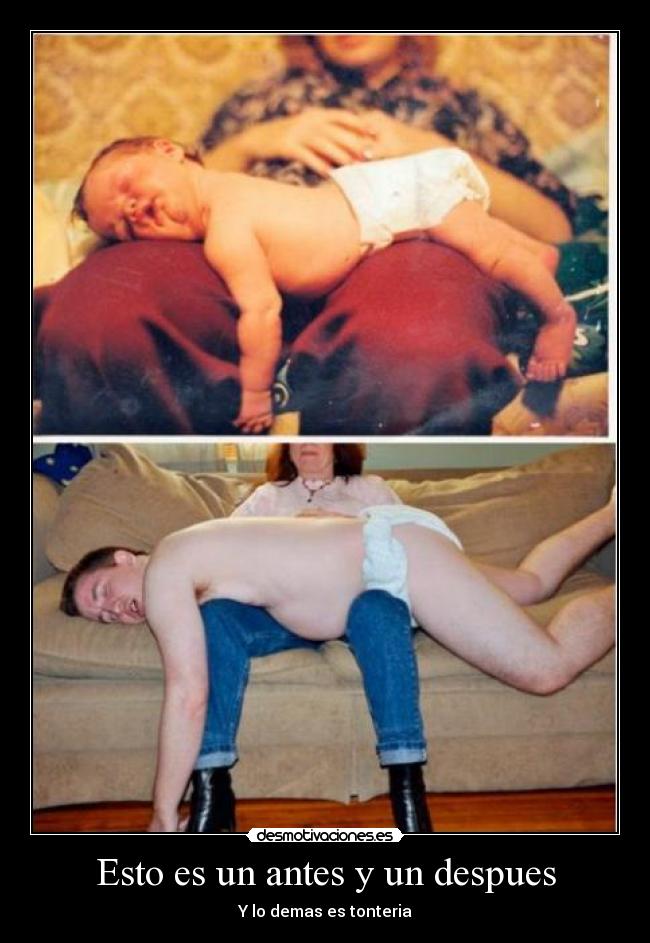 Esto es un antes y un despues - Y lo demas es tonteria
