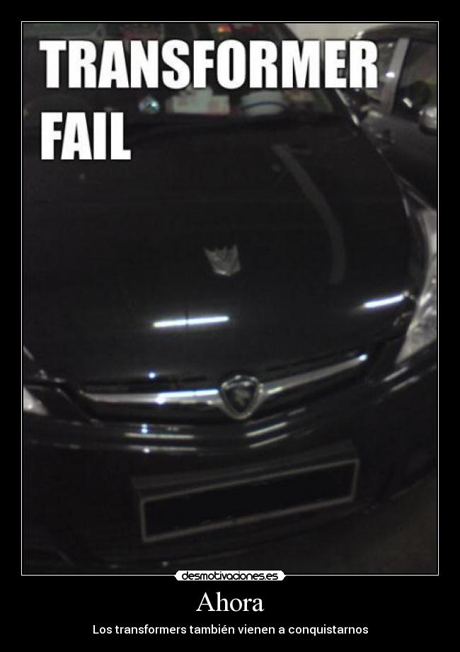 Ahora - Los transformers también vienen a conquistarnos