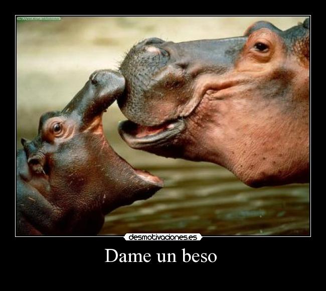 Dame un beso -
